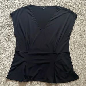 Banana republic black short sleeve top